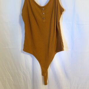 Rue21 Ribbed Golden Kids Bodysuit